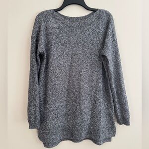 Tunic sweater medium size grey color